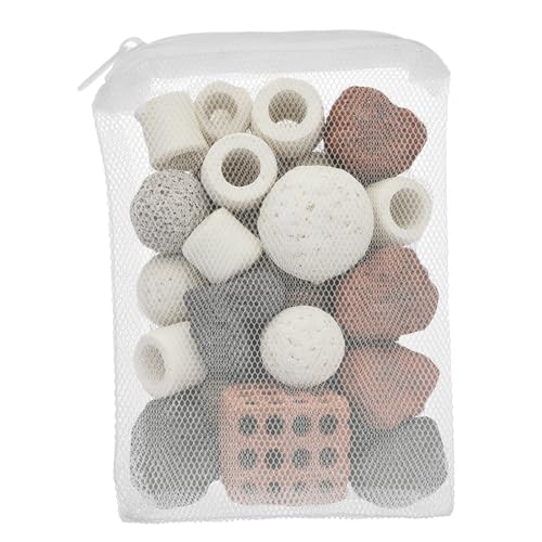 10 Pcs Aquarium Media Bag 6" X 4" Reusable Filter Bags for Fish Tank Fine Mesh Bags with Zipper for Fine Resins Filter