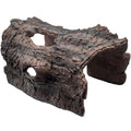 Faux Log Fish Cave, Fish Hide & Aquarium Cave for Koi Pond Decor All-Weather Predator Protection Shelter Durable Pond Decorations for Ponds, Aquariums and Terrariums