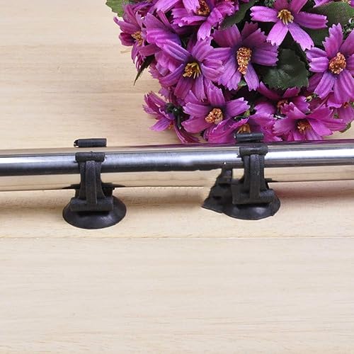 2 PCS Black Suction Cup Fish Tank Aquarium Heater Rubber Clip Airline Tubing Glass Holder Pet Supplies Cost- Effective Fashion in Practical Aquarium Pumps and Filters