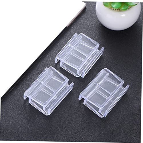 10Pcs Acrylic Fish Tank Cover Support Bracket Clear Aquarium Rack for Glass Tanks Safe for Fish and Aquatic Pets