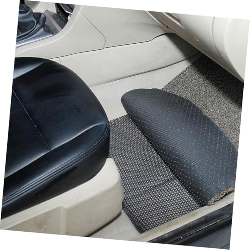 HOMSFOU Multipurpose Non-Slip Mat for Home Office Caravan Rv Boat Workshop Black PVC Grip Mat