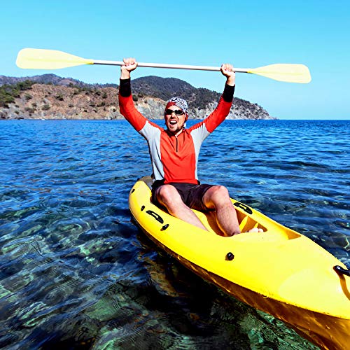 QKURT 4 Pcs Kayak Paddle Holder Clip, Universal Platic Fishing Net Clip Kayak Paddle Clip for Storage Kayak Paddle and Other (Including Screws)