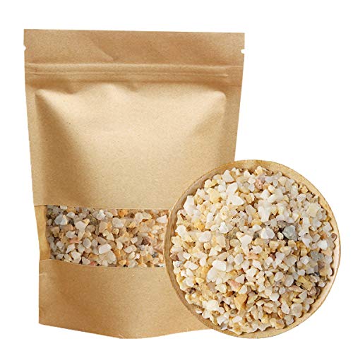 TOYPOPOR Coarse Silica Sand 2.2lb for Bonsai Cacti Succulent and Carnivorous Plant Mix - color: Gold Sand Rock, size: 2.2 lb