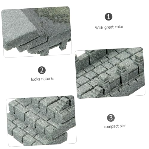 Miniature Stone Bridge Model for Aquarium Landscape Unique Arch Bridge Decor for Garden and Terrarium and Multi-Purpose Outdoor Decoration for and Miniature Scenes