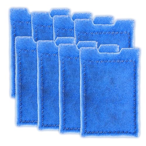 8 Pack Aquarium Filter Cartridge Rite-Size Z Replacement Filter Cartridges Compatible with Eclipse Filtration Systems - size: 8 pcs