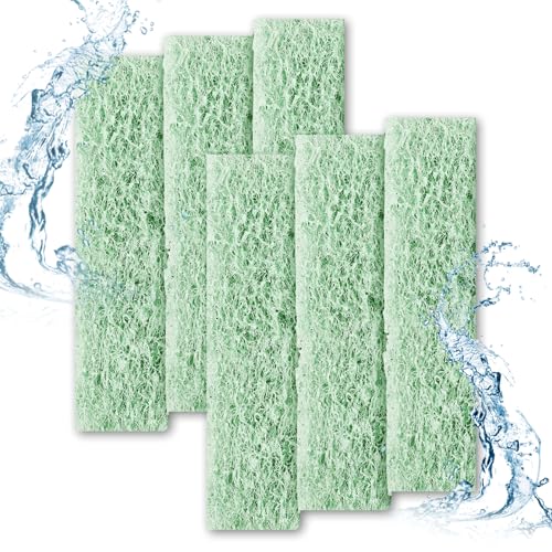 6pcs Filter Pads for Aqueon, Fish Tank Carbon Filter Pads Ammonia & Phosphate Reducer Aquarium Filter Accessories for Aqueon QuietFlow LED PRO Model 10 (Green) - color: Green