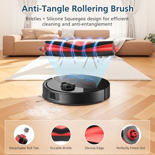 20Pcs Q10 S5+ Accessories for Roborock Q10 S5 / Q10 S5+ Robot Vacuum, Replacement Parts with 2 Main Brush, 6 Mop Pads, 4 HEPA Filters, 6 Side Brushes, 2 Tools - style: for Q10 S5+/S5