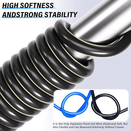 TAILONZ PNEUMATIC Air Line DOT 3/8 inch od Black Pneumatic Nylon Tube 32.8ft Air Brake Tubing Nylon Hose - color: Black-Nylon, size: 3/8'' OD/32.8ft/10m