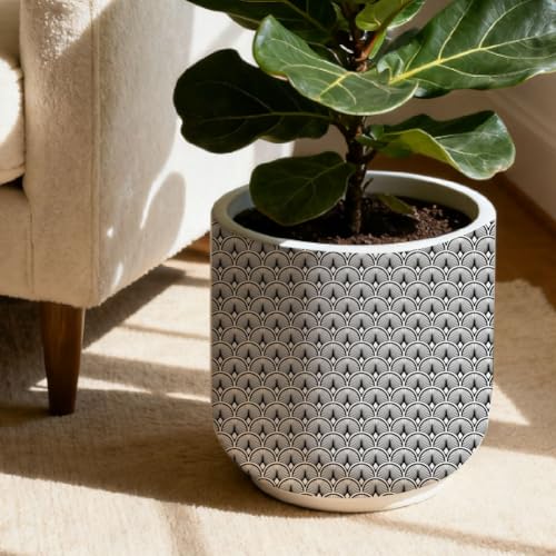 SUPERDANT 4PCS Shell Pattern Underglaze Paper Transfer Ocean Transfer Papers for Clay Ceramic Porcelain Under Glaze Transfers for Pottery Enamel Decals Black Underglaze Decal Handcrafted Gifts - style: Shell Pattern