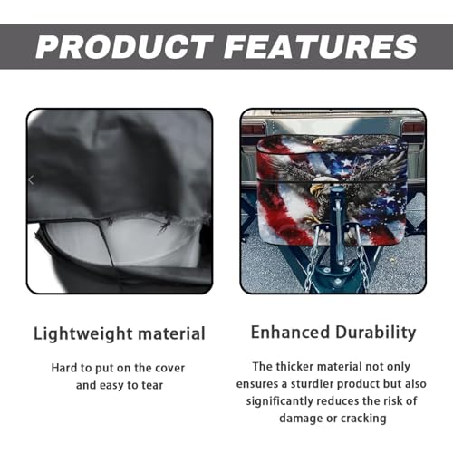 4th of July American Eagle Travel Trailer Propane Tank Cover Gas Cylinder Cover Protects Propane Tanks During Travel,Camping All Weather Protection - color: 4th of July American Eagle, size: S(20LB)