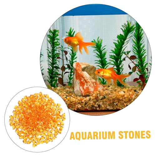 KALLORY 220Pcs Clear Acrylic Fake Crushed Ice Rocks for Vases Table Scatter Party Decoration Arts Crafts Irregular Design for Fish Tanks and Events