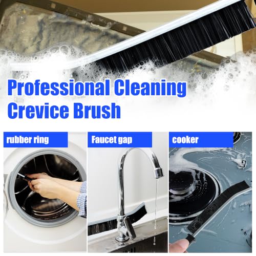 7 Pcs Dryer Vent Cleaner Kit for GE Washer Dryer Combo,Thickened WH01X35719 Lint Filter replacement with dryer vent brush, Dryer Vent Vacuum Hose Attachment,Models: PFQ97HSPVDS