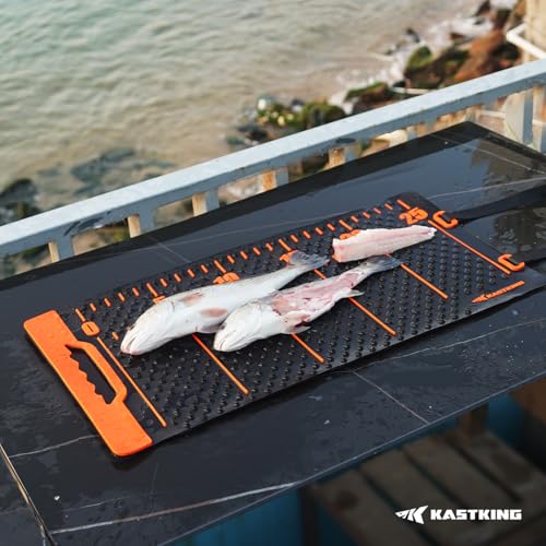 KastKing EZ Fillet Fish Fillet Mat, Anti-slip Texture With 25" Integrated Ruler, Extended Dimensions, Easy to Clean Material, Portable Storage, Fish Cutting Board - style: A:Fish Fillet Mat