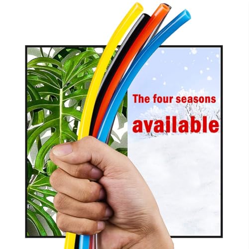 6mm x 4mm 541Ft Roll Blue Pneumatic Tubing Pipe Pu Air Tubing Pipe Hose 165 Meter for Fluid Transfer Tubing or Air Line Tubing