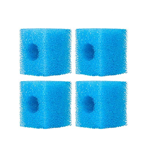 Replacement Sponge Media Filter, 4 Pack of Bio Foams for 132GPH 200GPH Aquarium Internal Filter - size: 4pcs Filter Sponge for 132GPH 200GPH