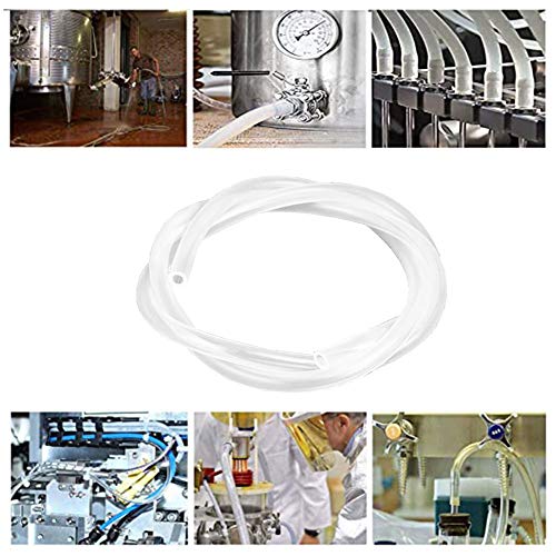 Hooshing Silicone Tubing 0.5mm ID x 2mm OD 20 Ft Food Grade Flexible Pure Silicone Rubber Tubing Hose High Temp for Home Brewing Winemaking Pump Transfer - size: 0.5mm ID x 2mm OD, style: 20 Ft/6.1M