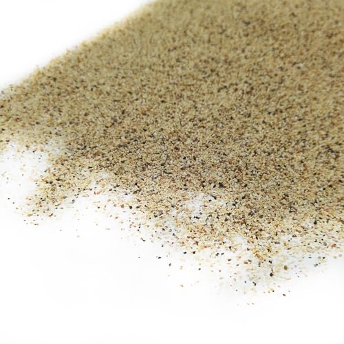 TWINKLING Silica Sand, Aquarium Sand, Horticultural Sand, Vermiculite, Coarse Sand for Plants, Fire Pit, Aquarium, Fish Tank, Resin Art, DIY Craft, Vase Filler, Home Decor, 410g/14.5oz (30-60 Mesh) - size: 30-60 Mesh