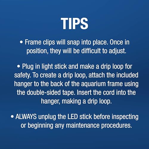 Tetra LED Aquarium Hood 20 in x 10 in, Low-Profile Fish Tank Cover | With Hidden Lighting - size: 20 Inch
