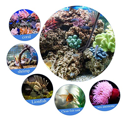 1 Set Fish Tank Vacuum Dryer Cleaner Fish Tank Cleaning Brushes Fishing Net Aquarium Water Aquascaping Tools Kit Fish Tanks Pump Fish Tank Lid for Fish Tank Abs Black/1246