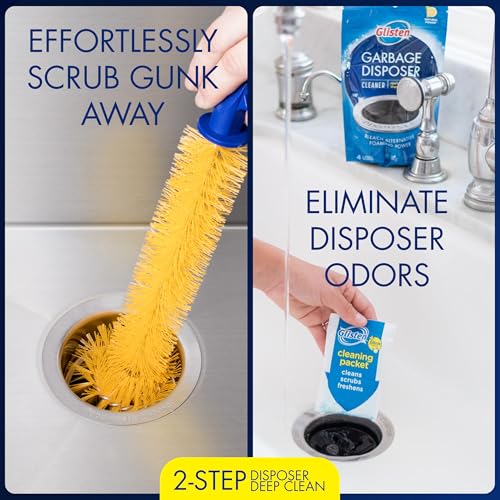 Mr. Scrappy Garbage Disposal Brush and Disposer Care Kit - style: Brush and Cleaner Kit