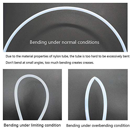 Beduan Pneumatic Nylon Tube 5/32" OD 32.8ft SAEJ844 Air Line Nylon Hose Tubing for Air Brake System or Fluid Transfer(Black 10 Meter) - color: Black, size: 5/32"OD 32.8FT