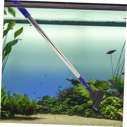 Kisangel Complete Fish Tank Cleaning Kit Brush Net Rake and Scraper Set of Aquarium Cleaning Tools Easy to Assemble and Disassemble