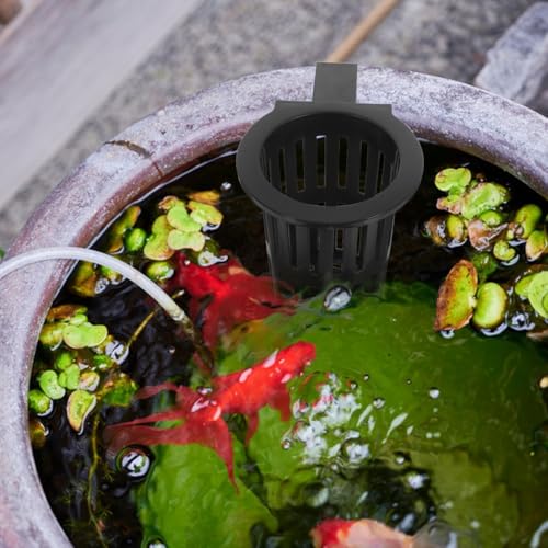 Totority Wall Mounted Hydroponic Sweet Potato Baskets 2Pcs Hanging Plant Rack for Fish Tank Small Hydroponic Plant Holder for Home Decor and Vegetable Planting