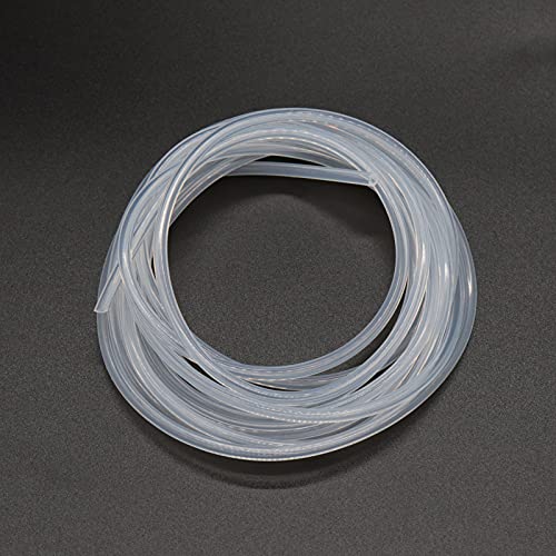 Silicone Tubing, 2mm ID x 4mm OD, 16.4ft (5m) Length, Flexible Silicone Rubber Tube Water Air Hose Pipe for Pump Transfer Transparent - size: 2mm ID x 4mm OD