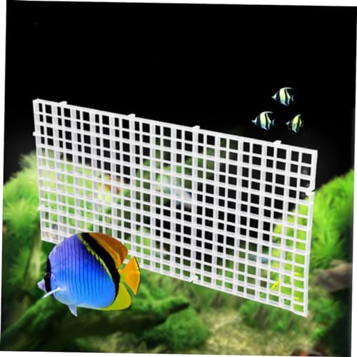 ORFOFE 6 Pack Fish Tank Isolation Board Lattice Plate Aquarium Divider Breed Fish Separator Easy Install for Freshwater Aquariums