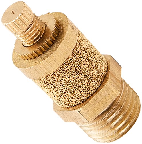 Vixen Air 1/4" NPT Dump/Slowdown/Silencer Flow Control Valve For Suspension VXA4014