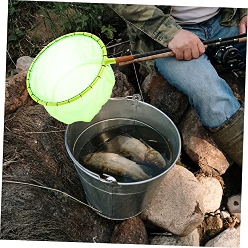 BESPORTBLE 2 Pcs Fishing Net Head Release Net Fishing Nets Nylon Landing Net Catcher Net Removable Fishing Net - color: As Shownx3pcs, size: 25.5X25.5X1CMx3pcs