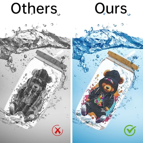 UV DTF Cup Wrap for 16oz Glass, 12 Sheets Street Style Bear Transfer Stickers, Rub on Transfers for Cup Tumbler - style: Street Style Bear