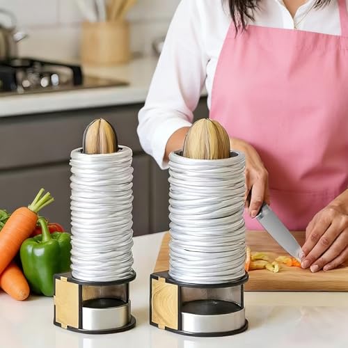 Mason Jar Lid Organizers Inside Cabinet, 2 Pack Wooden Canning Lid Rack Holder for Kitchen Organization and Storage, Regular and Wide Mouth