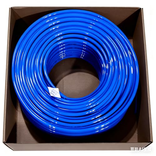 Pneumatic Tubing Air Line Pu Hose 8mm OD 5mm ID 100 Meters（328.08ft）Blue AirTac US98A080050100MBU - color: Blue, size: 8mm OD 5mm ID 328Ft/100Meters