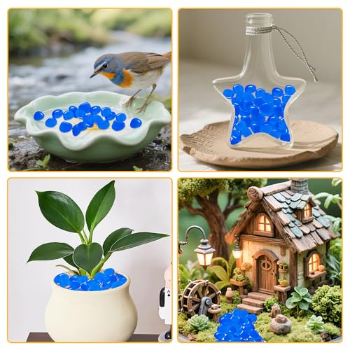 Glow in The Dark Fish Tank Rocks,Blue Glowing Rocks Stones Resin Glow in Dark Pebbles for Outdoor Garden, Fish Tank, Aquarium, Landscaping,Driveway Decoration,2.2 Lb - color: 1-Blue, size: 2.2 LB
