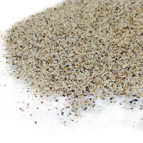 TWINKLING Silica Sand, Aquarium Sand, Horticultural Sand, Vermiculite, Coarse Sand for Plants, Fire Pit, Aquarium, Fish Tank, Resin Art, DIY Craft, Vase Filler, Home Decor, 410g/14.5oz (16-30 Mesh) - size: 16-30 Mesh
