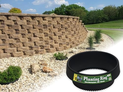 3-Pack 16-inch Planting Rings – Deep Watering Basin & Garden Edging. - size: 16" - 3 pack