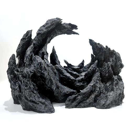 Fish Tank Decor Rocks.Aquarium Decoration Model.Easy Superior Aquascape (Perched Canyon-15inch)