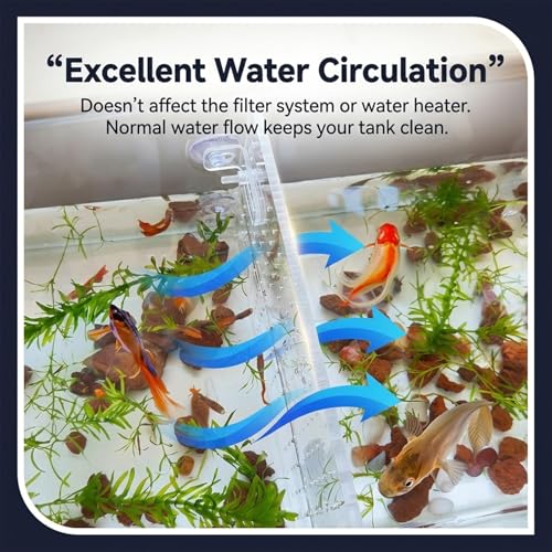 Acrylic Aquarium Partition, Transparent Fish Tank Divider with Suction Cups, 5mm Isolation Board for Breeding and Separation(30x50cm) - size: 30x50cm
