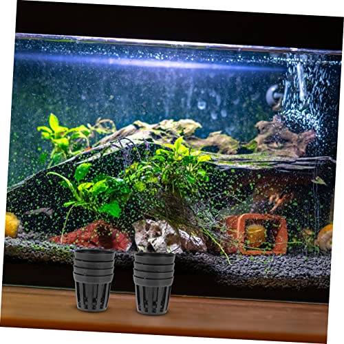 TOYANDONA 50pcs Plastic Water Plant Basket for Aquariums Hydroponic Plant Holder Lightweight Planting Tool for Fish Tank Decoration and Landscape