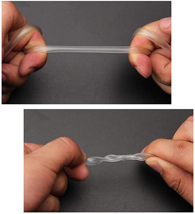 100 Feet 3/16-Inch Food Grade Flexible Silicone Air Tubing for Aquariums, Terrariums, Hydroponics (Clear - 100 ft) - color: Clear - 100 ft