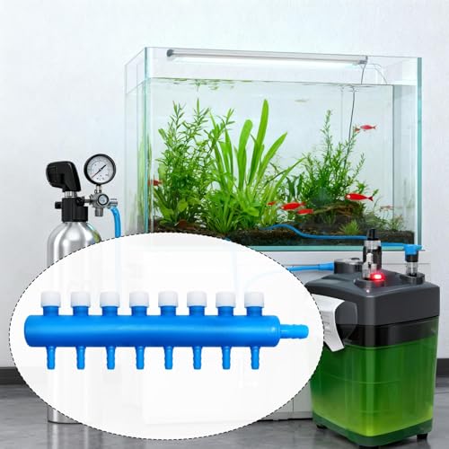 Aquarium Air Control Valve, Practical Air Pump Connector, Fish Tank Accessory, Multi-Port, 8 Way - size: 8 Way