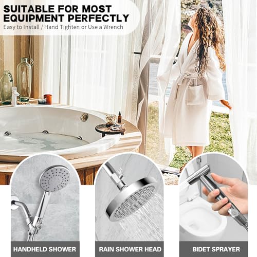 [2 Pack] Shower Head Shut Off Valve,304 Stainless Steel Mini Ball Valve NPT Thread(1/2"),Shower Head Flow Control Valve - size: 2 Pack 1/2"