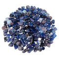 Aquarium Gravel 0.96LB Vase Filler Home Decor Fish Tank Crushed Stones Natural Pebbles Succulent Rocks Polished Irregular Shaped Bulk - Blue - color: Blue