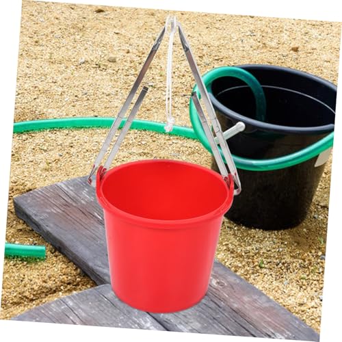STOBAZA Utility Bucket with Handle for Animal Water Storage and Gardening for Farming Camping and Cleaning Tasks