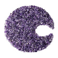 ZHIYUXI Amethyst Crystal Chips Fish Tank Gravel Vase Filler Stones Bulk Crushed Crystals Gemstone Polished Natural Quartz Stone Healing Crystals Glass Stones Fish Rocks - color: C# Amethyst, size: 0.22lbs