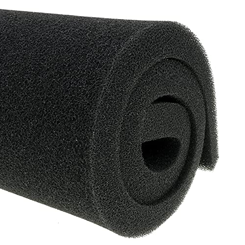 ALEGI Aquarium Filter Media Foam Material Cut to Fit, 36" x 12" x 1" / 72" x 12" x 1" Bio Pre Filter Sponge Pad Sheet for Fish Tank (12" x 72" x1"-30ppi) - size: 12" x 72" x1"-30ppi