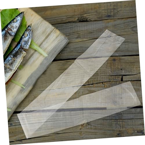 SOLUSTRE 100pcs Clear Plastic Fish Packaging Bags Leakproof Storage for Tropical Fish Bottom Sealed Containers Aquatic Transport