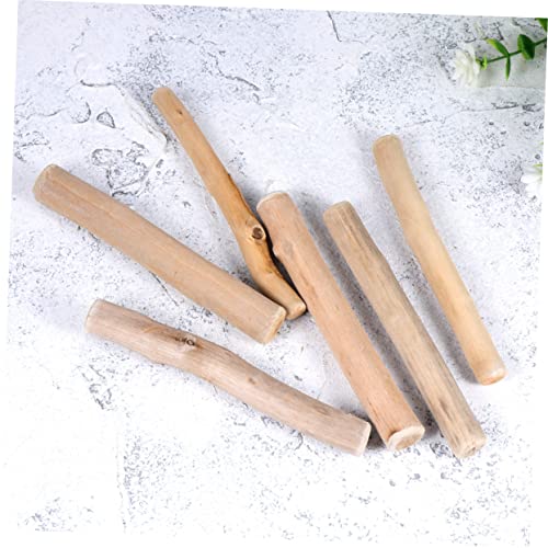 16 Pcs Christmas Logs DIY Fish Tank Decorative Wood Twigs Greenery Stems for Aquarium Tree Decor