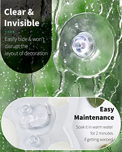 Pawfly 30 Pack Suction Cups for Glass, Small Rubber Suction Cups for Home Kitchen Bathroom Organization Christmas Decoration Window (Assorted Sizes 0.8 & 1.2 & 1.8 Inch) - color: 0.8"+1.2"+1.8"